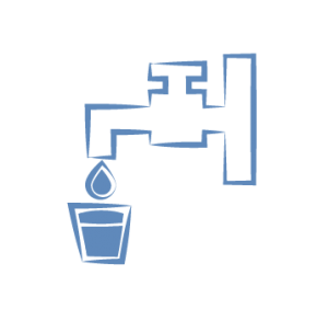 pictogram of a water tap