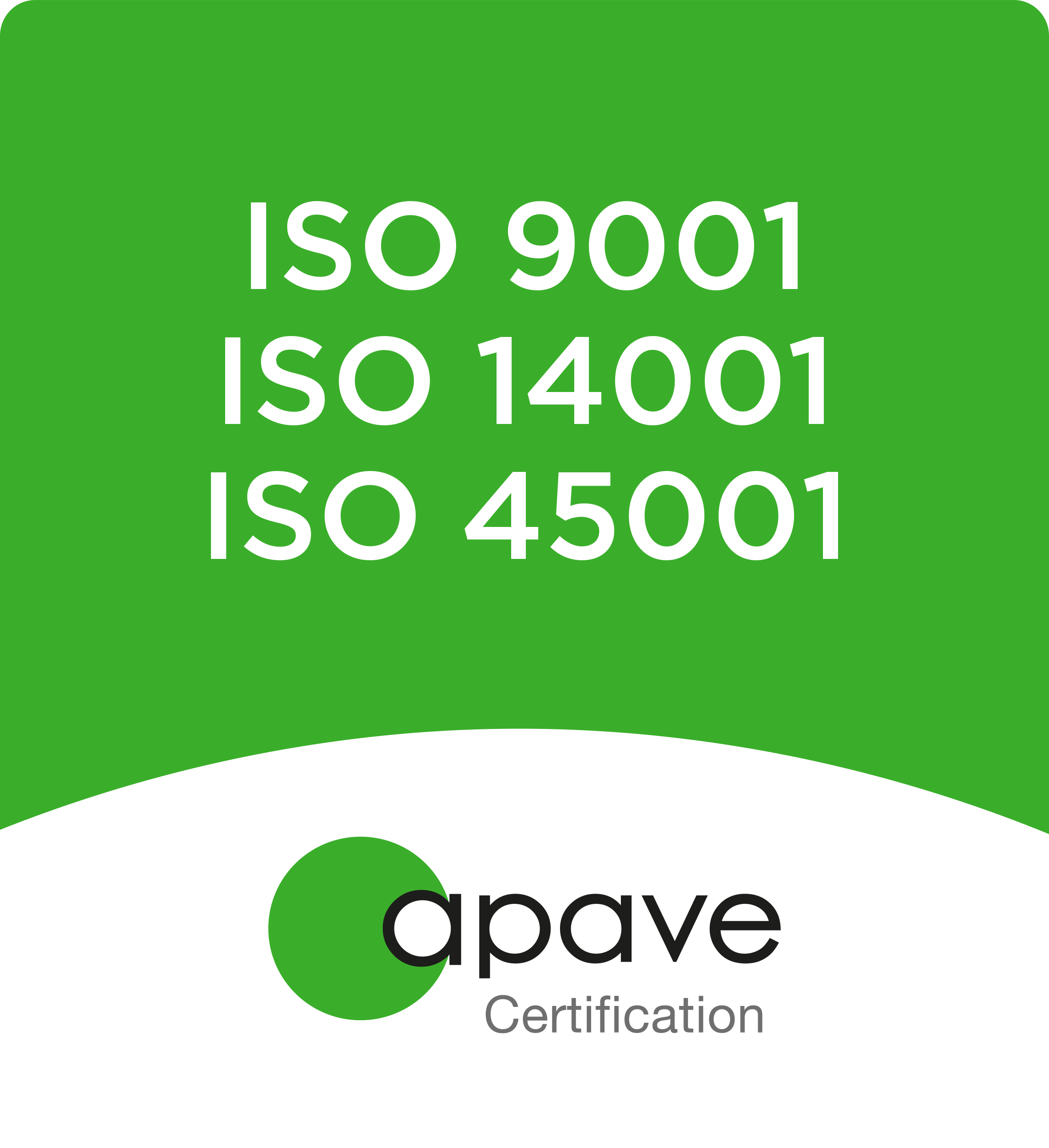 Apave certification