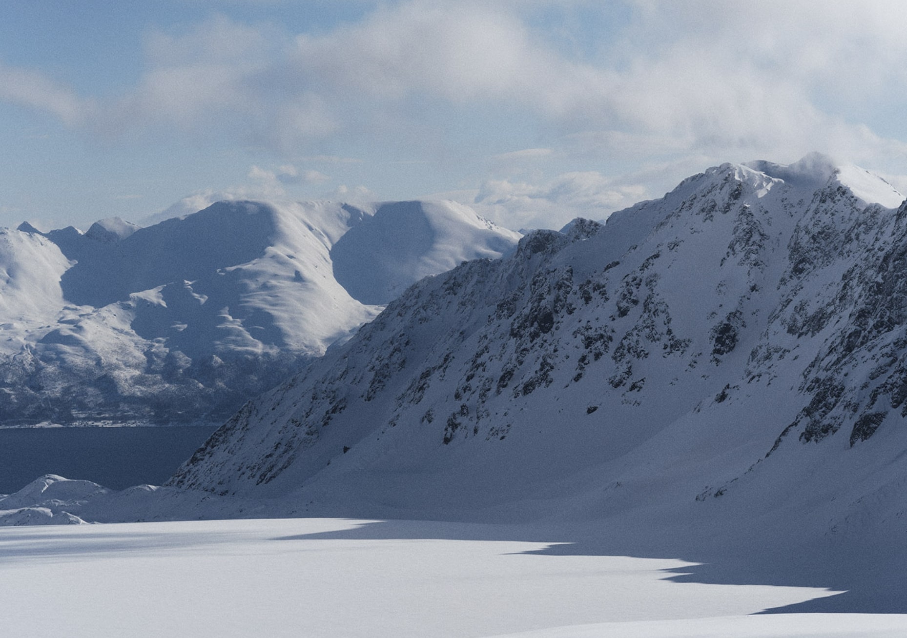 snowy mountain landscape