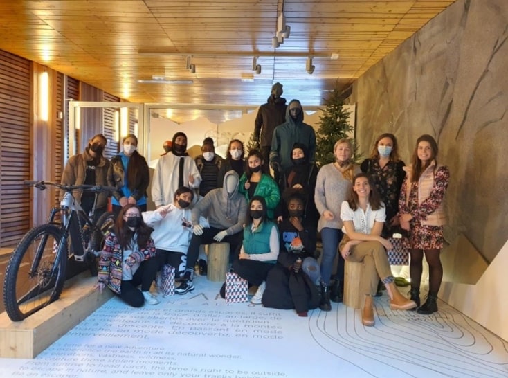 Group of young people at the Rossignol Group headquarters