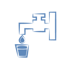 pictogramme d'un robinet d'eau